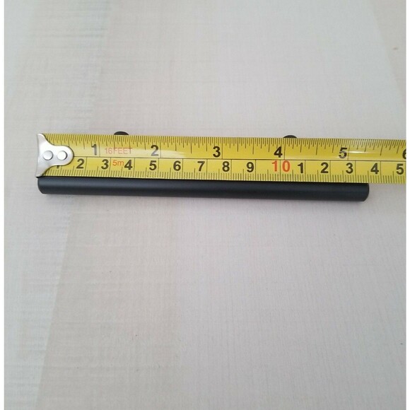 3/8" Slim Line Cosmas Euro Style Bar Pull Flat Black finish Pulls #404-030FB New - Picture 3 of 4